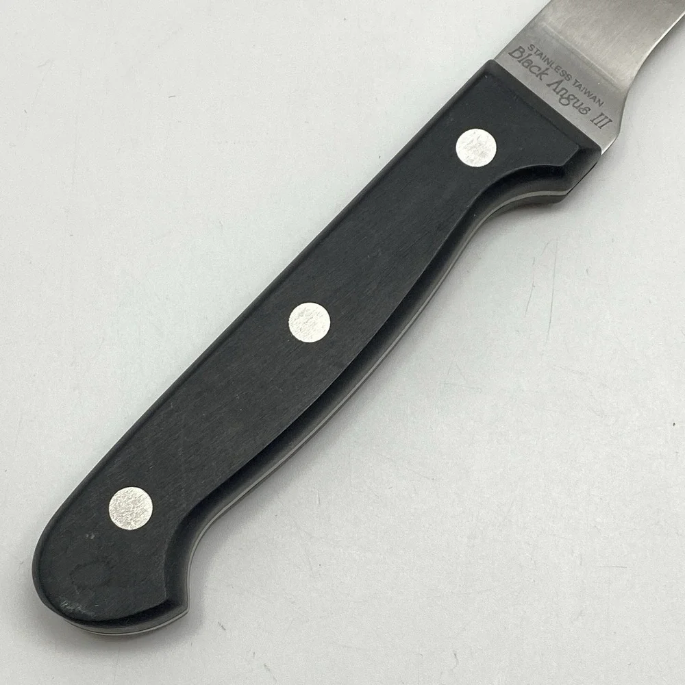 Black Angus III Meat Fork Serving Utensil + Sheath Ritzville‎ Warehouse Co. LOGO